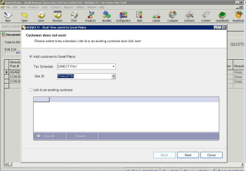 Real-Time Synch - Preview - Add customer